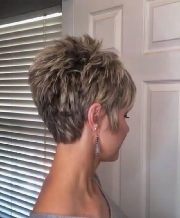 Deep Part Pixie wig-x