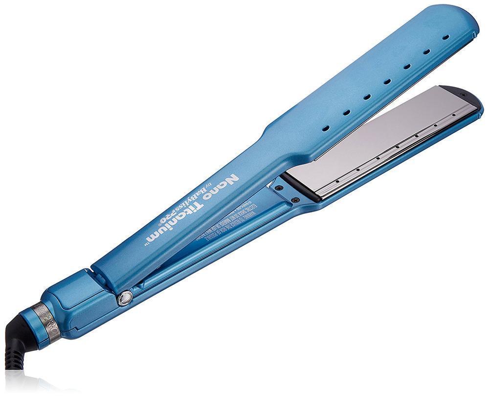 BaBylissPRO Nano Titanium-Plated Wet-to-Dry Ultra-thin Straightening Iron, 1.5 Inch - hui koes