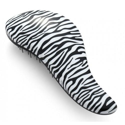 DETANGLING HAIR COMB ZEBRA PATTERN - hui koes