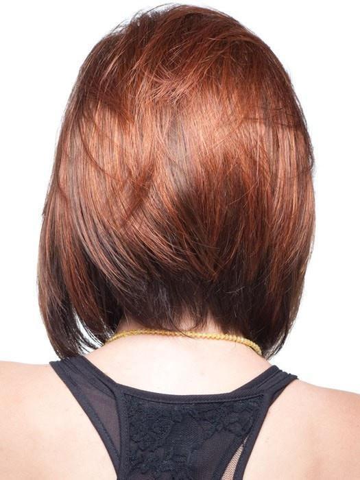 Straight Brown Bob Short Capless Synthetic Wig - hui koes